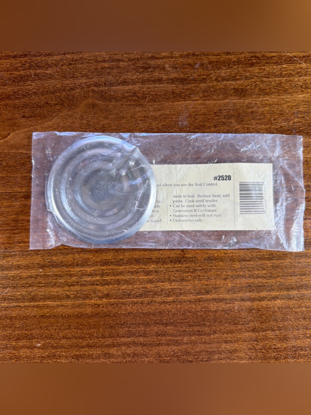 New The Pampered Chef Silver Boil-Control Ring - Picture 2 of 3